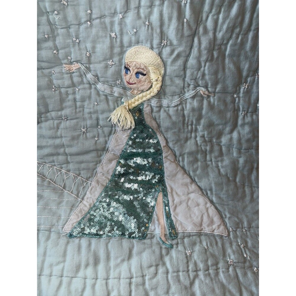 Pottery Barn Kids Disney Frozen Sateen FULL  Quilt